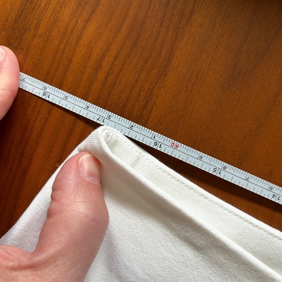 Piazza Sempione Italian Cropped Cotton/Elastane Women’s Pants White 14 - Picture 16 of 16